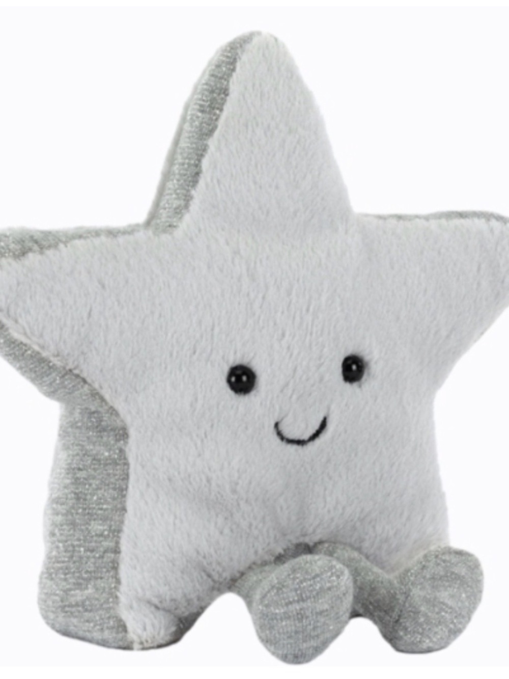 Jellycat Amusables Silver Star Plush